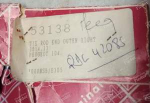 Right/left-hand steering tie-rod - PEUGEOT 104 / 104 Z - 53138 / 3814.13 (Ref. origine)- thumb-4