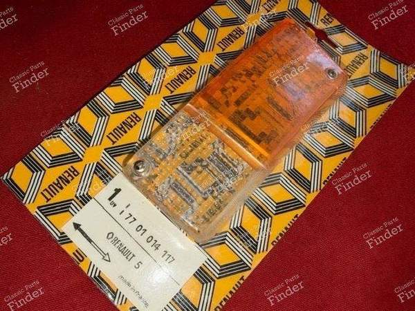 Left turn signal / pilot light cap - RENAULT 5 / 7 (R5 / Siete) - 436 / 7701014117- 1