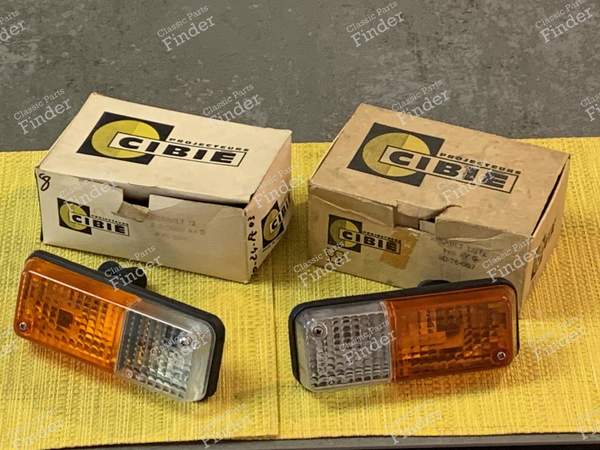 2 Clignotants / Veilleuses bicolores - R12, A310 V6, Talbot... - MATRA-SIMCA-TALBOT Rancho - 3076- 0