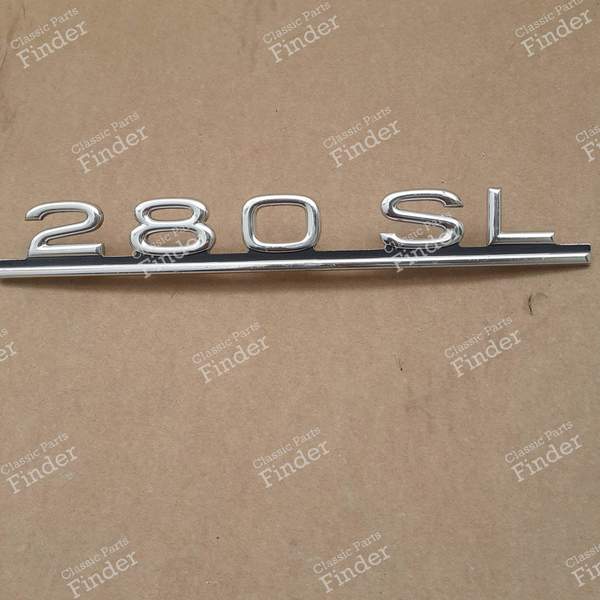 Sigle de coffre arrière 280 SL - MERCEDES BENZ SL (R107) - A1078170015- 0