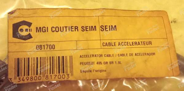 Beschleunigerkabel - PEUGEOT 405 / Pars / Khazar - 081700- 3