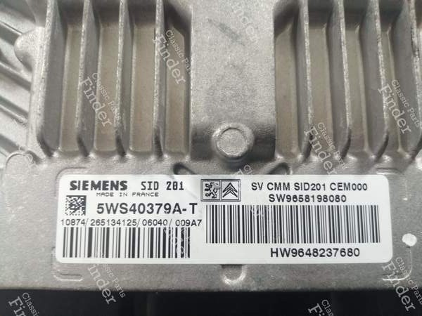 ECU - 2.7 HDI engine - CITROËN C6 - 5WS40379A-T / 9658198080- 4