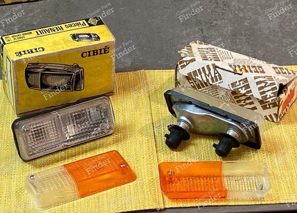 2 White turn signals R12, Alpine A310, Matra Rancho and Murena - RENAULT 12 / Virage (R12) - 2