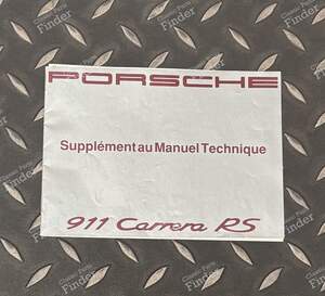 Supplement to the Technical Manual - Carrera RS - PORSCHE 911 (964) - thumb-0