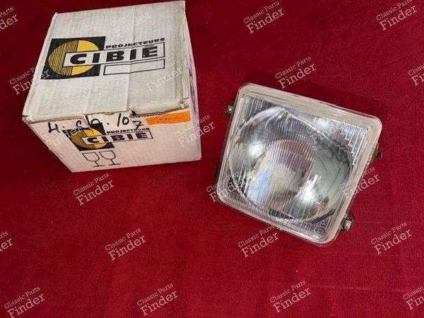Left headlight optics - phase 2 - RENAULT 6 (R6) - 460107- 0