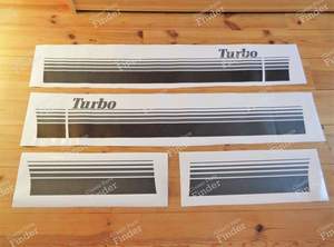 Selbstklebender Streifen TURBO für RENAULT 9 / Alliance / Broadway / 11 / Encore (R9 / R11)