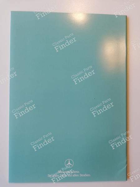 Dépliant commercial version break 'T' - MERCEDES BENZ W123 - WAM 6701.0500-07-05/1182- 7