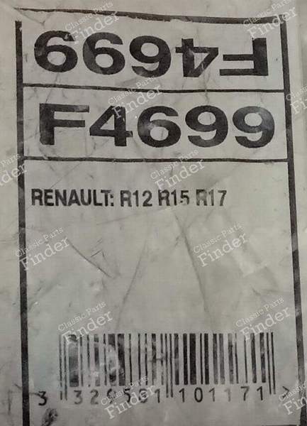 Paire de flexibles arriere gauche et droite - RENAULT 12 / Virage (R12) - F4699- 2