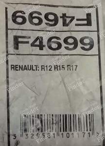 Paire de flexibles arriere gauche et droite - RENAULT 12 / Virage (R12) - F4699- thumb-2