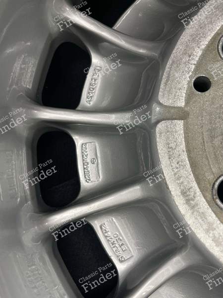 Original Barockräder 'Fuschsfelgen' - 6.5Jx14 ET30 - MERCEDES BENZ S (W126) - 1264002102- 9