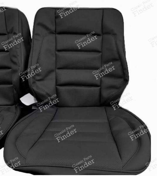 PAIR OF SEAT COVERS SKAI BLACK SPORTLINE W124 - MERCEDES BENZ E (W124) - 1