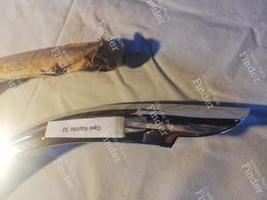 Zwei verchromte Zierleiste / Kühlergrillelemente - OPEL Kapitän - K 22 030- thumb-1