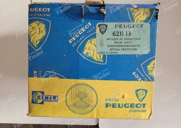 Optique Cibié pour Peugeot 403, 404, Simca, Citroën DS... - PEUGEOT 404 - 6211.13- 2