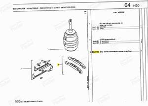 Biellettes de commande robinet de chauffage - PEUGEOT 505 - 644755- thumb-2