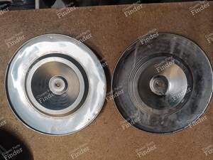 2 Chrome Wheel Covers - PEUGEOT 504 - thumb-1