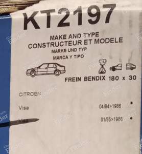 BENDIX Hinterradbremsen-Kit - CITROËN Visa / C15 - KT2197- thumb-5