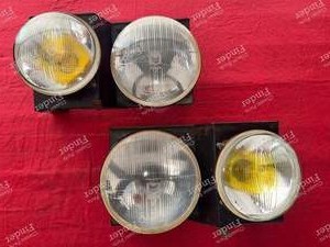 Jeu de 4 phares 'Morette' H4 + H1 pour CITROËN CX
