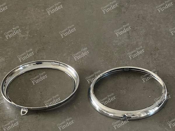 Grands cerclages pour gros phares R8 Gordini, R8S - RENAULT 8 / 10 (R8 / R10) - 1