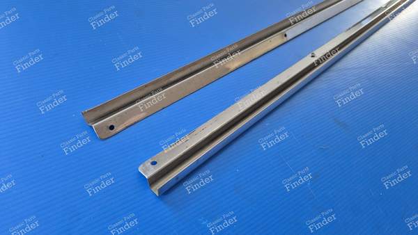Pair of stainless steel door entry strips - PEUGEOT 204 - 1