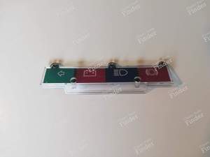 Instrument cluster - Symbols - MERCEDES BENZ SL (R107)