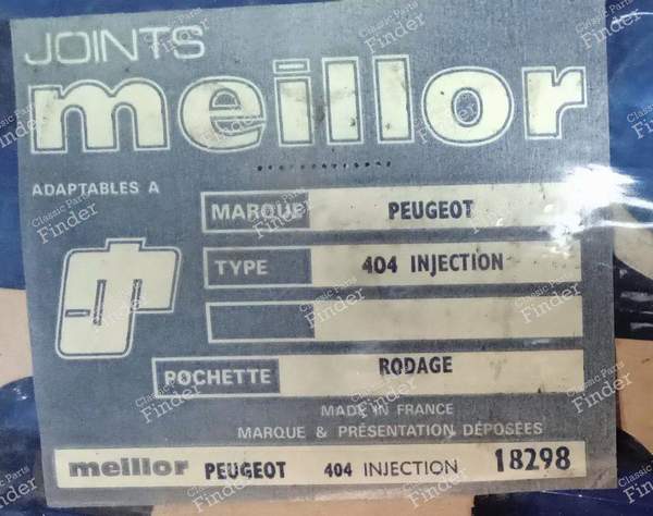 Injection-molded gaskets - PEUGEOT 404 - 18298- 2