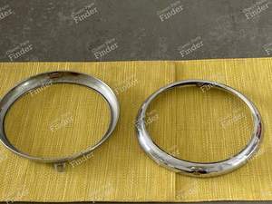 Grands cerclages pour gros phares pour Renault R8 Gordini, R8S - RENAULT 8 / 10 (R8 / R10) - thumb-1