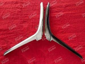 Pair of rear trunk compasses - Chrome version for CITROËN DS / ID