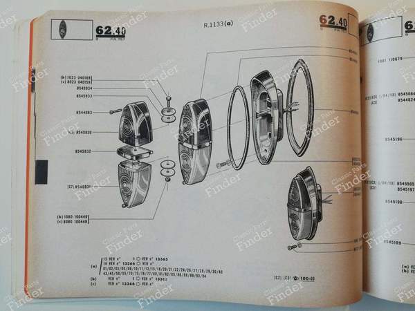 Workshop manual P.R.757 - RENAULT Floride / Caravelle - 757577202- 7