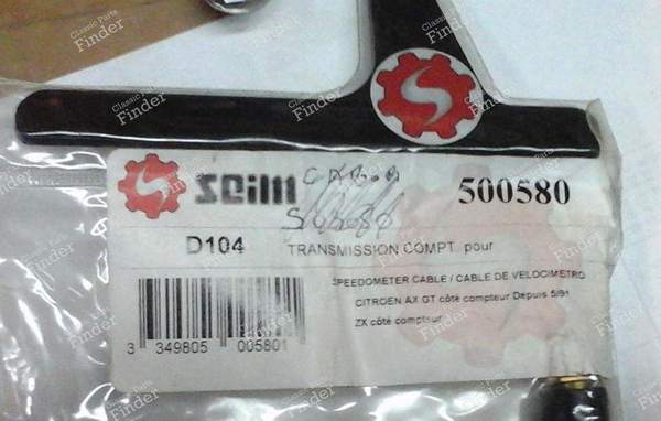 Câble compteur de vitesse coté compteur - CITROËN AX - 500580- 3