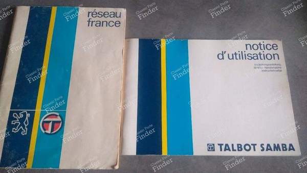 Handbuch - TALBOT Samba - 1N SAM-B 2FN- 0