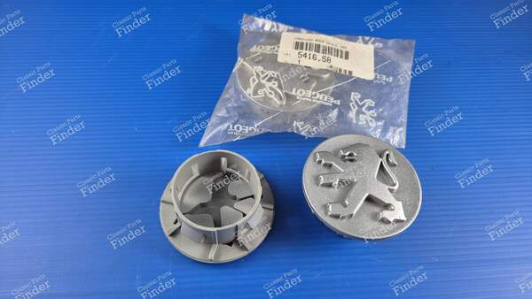 Jeu de 2 caches de centres de roue - PEUGEOT 206 - 5416A4- 2