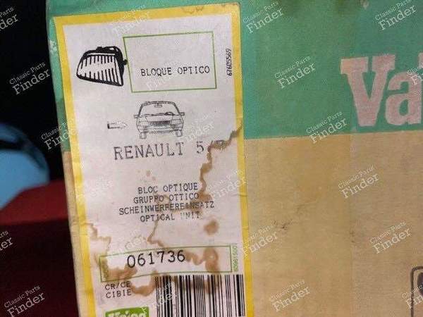 Left front H4 headlight - RENAULT 5 / 7 (R5 / Siete) - 470287 / 061736- 8