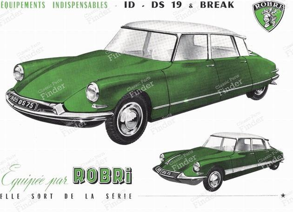 Kompletter Satz Robri-Schwellerleisten - CITROËN DS / ID - 4008- 9
