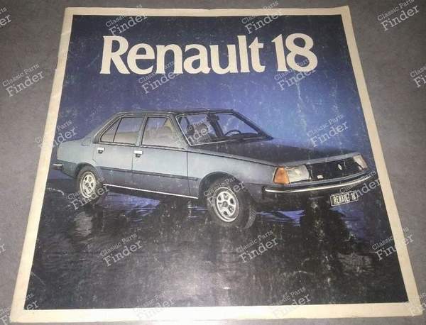 Handelsbroschüre - RENAULT 18 (R18) - 18.914.18- 0