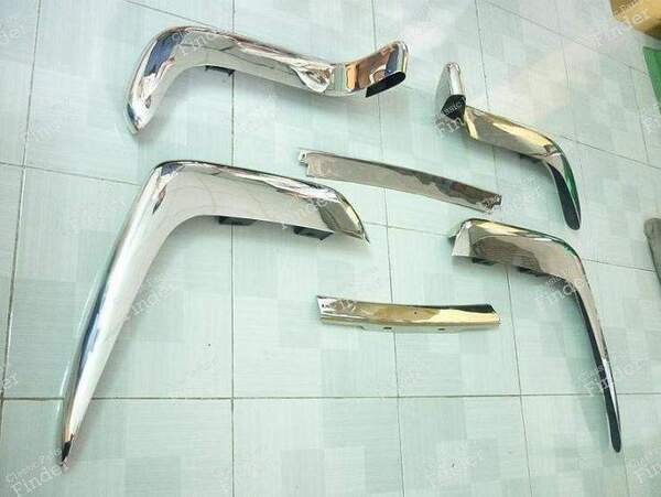 Complete front and rear bumpers - Jensen version - VOLVO P1800 - 1