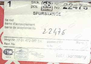 Biellette intérieure de direction gauche ou droite modèle avec crémaillere TRW, - RENAULT Mégane I - 22476- thumb-1