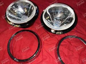 Pair of code Europe headlamps - PEUGEOT 403 - thumb-3