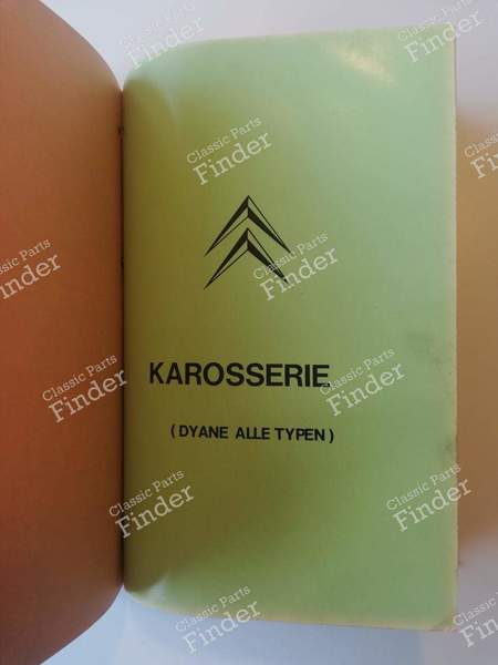 Manuel d'atelier - CITROËN Dyane / Acadiane - 541- 4