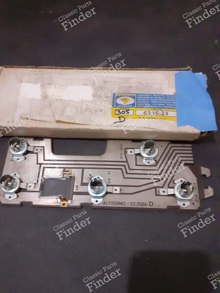 Platine de feu arrière droit - Phase 1 - PEUGEOT 305 - 6346.24- 0