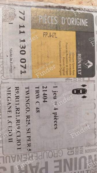 Set of 4 new brake pads - RENAULT Twingo I - 7711130071- 1