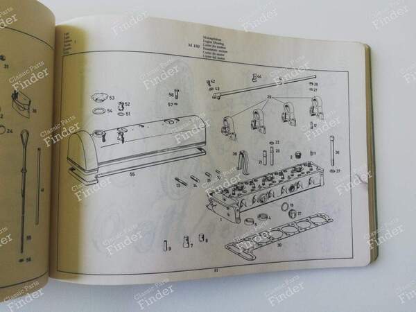 Spare Parts Manual - 'Catalog B' 1967 - MERCEDES BENZ W110 - 12118- 4