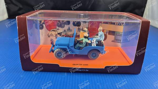 Jeep de l'album 'Objectif Lune' (Tintin) - JEEP Willys (MB/MC) / CJ (-2/-2A/-3A/-3B) - 2528009- 1