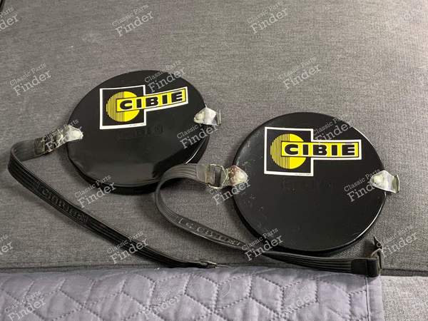 Black metal Cibié covers for 'Oscars'. - ALPINE A110 - 2