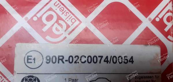 Disque de frein avant - AUDI 80 / 4000 / 5+5 (B2) - 90R-02C0074/0054- 4