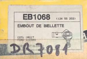 Right outer steering knuckle - FORD Escort / Orion (MK5 & 6) - EB1068- thumb-2