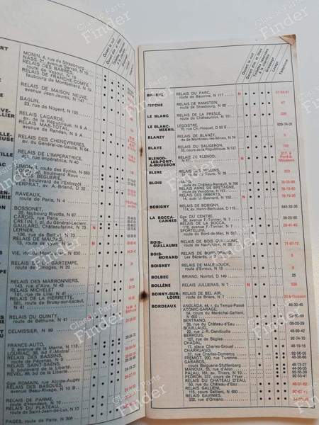 Fascicules d'époque pour vide-poche - RENAULT 8 / 10 (R8 / R10) - 4