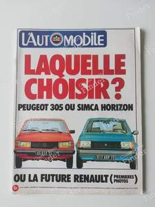 L'Automobile magazine - #378 (December 1977) for PEUGEOT 305