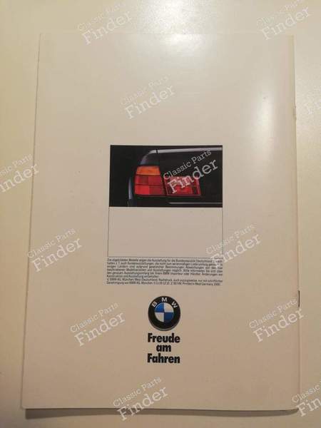 5 Series brochure - BMW 5 (E34) - 011051210- 7