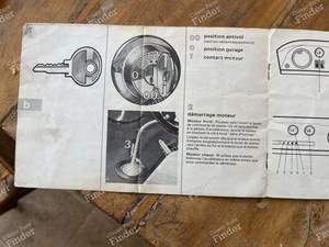 Renault 8 S original owner's manual - RENAULT 8 / 10 (R8 / R10) - 7701428046 ne159- thumb-1