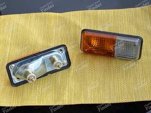 2 Zweifarbige Blinkleuchten ALPINE RENAULT A310 V6, R12 Gordini, R12 TS, TL - RENAULT 12 / Virage (R12) - 427G /427D- thumb-1